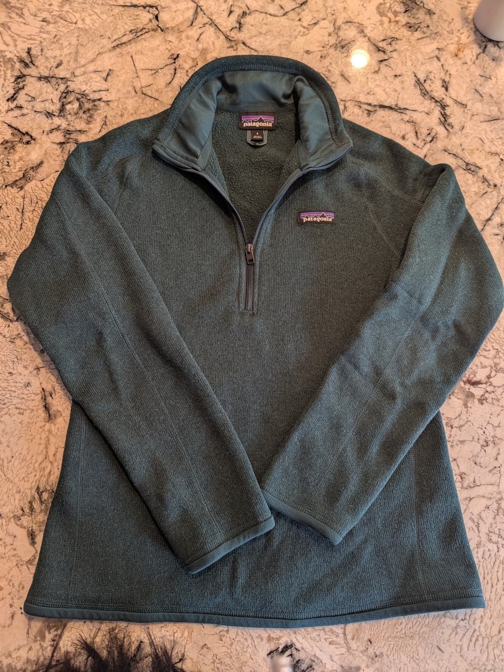 Patagonia Better Sweater 1/4 Zip Fleece Pullover - Dark Green (Size S)